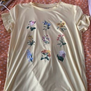 Shift botanical shirt